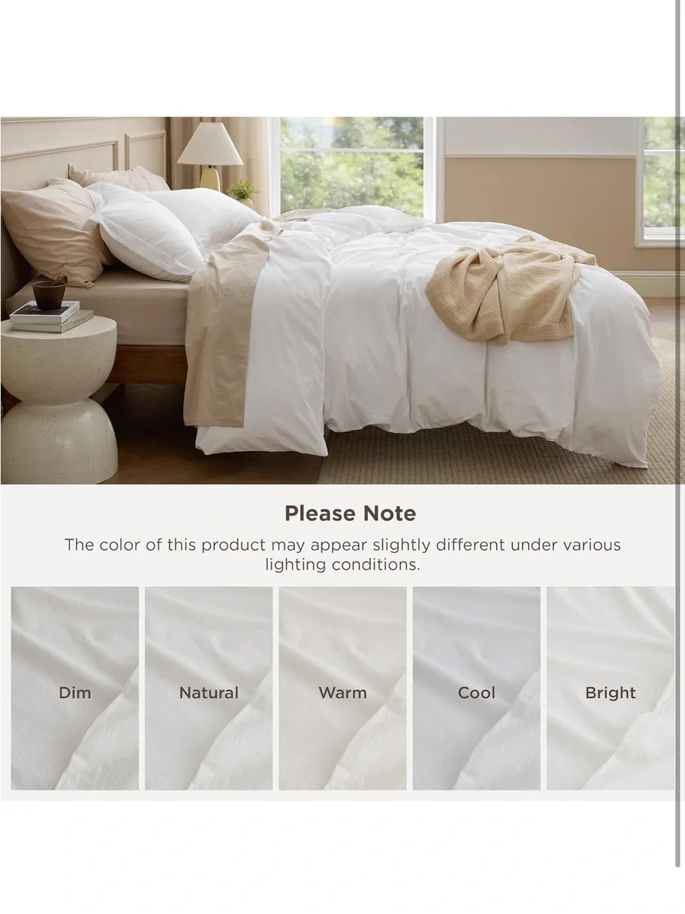 Bedsure 100% washed